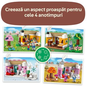 LEGO Animal Crossing: Case creative - Anotimpuri distractive 77057, 8 ani+, 814 piese LEGO Animal Crossing: Case creative - Anotimpuri distractive 77057, 8 ani+, 814 piese