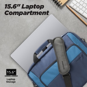 Geanta laptop PROMATE LIMBER-MB, 15.6", albastru deschis Geanta laptop PROMATE LIMBER-MB, 15.6", albastru deschis