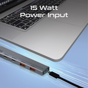 Hub USB PROMATE LiteHub-Pro, USB-C, USB-A, antracit Hub USB PROMATE LiteHub-Pro, USB-C, USB-A, antracit