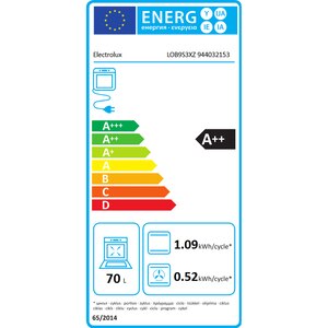 Cuptor incorporabil ELECTROLUX LOB9S3XZ, Electric, SteamBoost, Autocuratare cu abur, 70 l, Clasa A++, negru Cuptor incorporabil ELECTROLUX LOB9S3XZ, Electric, SteamBoost, Autocuratare cu abur, 70 l, Clasa A++, negru
