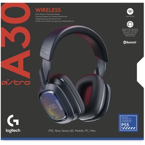 Casti Gaming Wireless LOGITECH Astro A30 Lightspeed PS5, multiplatforma, bleumarin-rosu Casti Gaming Wireless LOGITECH Astro A30 Lightspeed PS5, multiplatforma, bleumarin-rosu