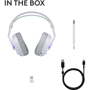 Casti Gaming Wireless LOGITECH G522, multiplatforma, USB-C, alb Casti Gaming Wireless LOGITECH G522, multiplatforma, USB-C, alb