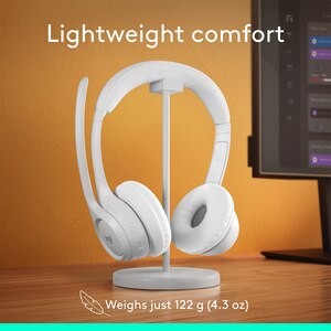 Casti PC Wireless LOGITECH Zone 300, Bluetooth, alb Casti PC Wireless LOGITECH Zone 300, Bluetooth, alb