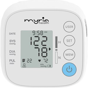 Tensiometru digital de brat MYRIA LT-P70, alb Tensiometru digital de brat MYRIA LT-P70, alb