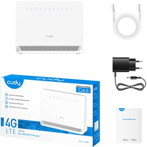 Router Wireless Gigabit CUDY LT700E AC1200, Wi-Fi 5, 4G, Dual-Band 300 + 867 Mbps, alb Router Wireless Gigabit CUDY LT700E AC1200, Wi-Fi 5, 4G, Dual-Band 300 + 867 Mbps, alb