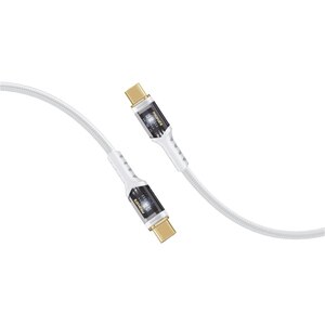Cablu date PROMATE LucidLine-CC200, USB-C - USB-C, 100W Power Delivery, 2m, alb Cablu date PROMATE LucidLine-CC200, USB-C - USB-C, 100W Power Delivery, 2m, alb