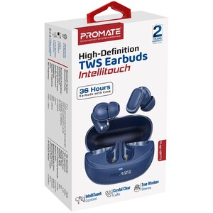 Casti PROMATE Lush Pro, True wireless, Bluetooth, In-ear, Microfon, albastru Casti PROMATE Lush Pro, True wireless, Bluetooth, In-ear, Microfon, albastru