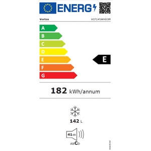 Lada frigorifica VORTEX VCF14SWH03M, 142 l, H 85 cm, Clasa E, alb Lada frigorifica VORTEX VCF14SWH03M, 142 l, H 85 cm, Clasa E, alb
