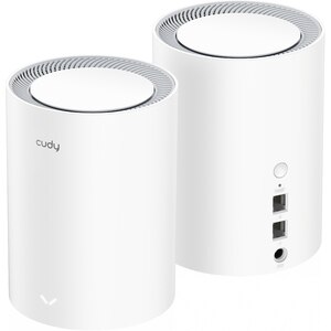 Sistem Wireless Mesh Gigabit CUDY M3000 V2 AX3000, Wi-Fi 6, Dual-Band 574 + 2402 Mbps, 2 buc, alb Sistem Wireless Mesh Gigabit CUDY M3000 V2 AX3000, Wi-Fi 6, Dual-Band 574 + 2402 Mbps, 2 buc, alb