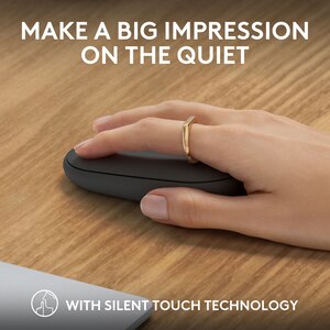 Mouse Bluetooth LOGITECH Pebble 2 M350S, 1000 dpi, negru Mouse Bluetooth LOGITECH Pebble 2 M350S, 1000 dpi, negru
