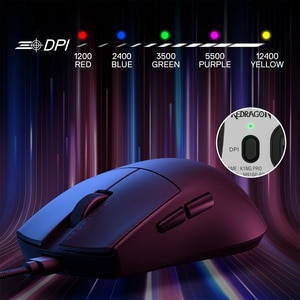 Mouse Gaming REDRAGON K1ng, 12400 dpi, negru Mouse Gaming REDRAGON K1ng, 12400 dpi, negru