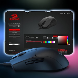 Mouse Gaming REDRAGON K1ng, 12400 dpi, negru Mouse Gaming REDRAGON K1ng, 12400 dpi, negru