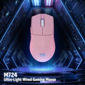 Mouse Gaming REDRAGON K1ng, 12400 dpi, roz Mouse Gaming REDRAGON K1ng, 12400 dpi, roz
