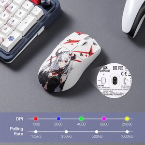 Mouse Gaming Wireless REDRAGON K1ng M916 Pro, 26000 dpi, alb Mouse Gaming Wireless REDRAGON K1ng M916 Pro, 26000 dpi, alb
