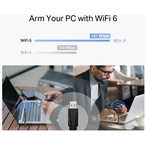 Adaptor USB Wireless MERCUSYS MA14H High-Gain AX300, 287 Mbps, negru Adaptor USB Wireless MERCUSYS MA14H High-Gain AX300, 287 Mbps, negru