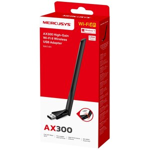 Adaptor USB Wireless MERCUSYS MA14H High-Gain AX300, 287 Mbps, negru Adaptor USB Wireless MERCUSYS MA14H High-Gain AX300, 287 Mbps, negru