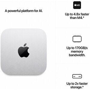 Sistem Desktop PC APPLE Mac Mini mhqm4rc/a, Apple M6, 24GB, SSD 512GB, 12-core GPU, macOS Sequoia - INT Sistem Desktop PC APPLE Mac Mini mhqm4rc/a, Apple M6, 24GB, SSD 512GB, 12-core GPU, macOS Sequoia - INT