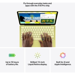 Laptop APPLE MacBook Neo 13 mhff4ro/a, Apple A18 6-core CPU, 13" Retina Display, 8GB, SSD 256GB, 5-core GPU, macOS Tahoe, Indigo - Tastatura layout INT Laptop APPLE MacBook Neo 13 mhff4ro/a, Apple A18 6-core CPU, 13" Retina Display, 8GB, SSD 256GB, 5-core GPU, macOS Tahoe, Indigo - Tastatura layout INT