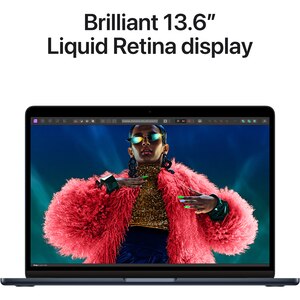 Laptop APPLE MacBook Air 13 mrxv3ro/a, Apple M3, 13.6" Retina Display, 8GB, SSD 256GB, 8-core GPU, macOS Sonoma, Midnight, Tastatura layout RO Laptop APPLE MacBook Air 13 mrxv3ro/a, Apple M3, 13.6" Retina Display, 8GB, SSD 256GB, 8-core GPU, macOS Sonoma, Midnight, Tastatura layout RO