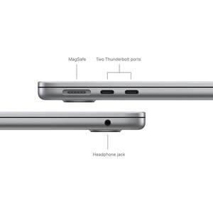 Laptop APPLE MacBook Air 13 mc8m4ro/a, Apple M3, 13.6" Retina Display, 24GB, SSD 512GB, 10-core GPU, macOS Sequoia, Space Gray, Tastatura layout INT Laptop APPLE MacBook Air 13 mc8m4ro/a, Apple M3, 13.6" Retina Display, 24GB, SSD 512GB, 10-core GPU, macOS Sequoia, Space Gray, Tastatura layout INT