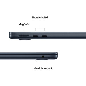 Laptop APPLE MacBook Air 13 mc6c4ro/a, Apple M4, 13.6" Retina Display, 24GB, SSD 512GB, 10-core GPU, macOS Sequoia, Midnight, Tastatura layout INT, Manual RO Laptop APPLE MacBook Air 13 mc6c4ro/a, Apple M4, 13.6" Retina Display, 24GB, SSD 512GB, 10-core GPU, macOS Sequoia, Midnight, Tastatura layout INT, Manual RO