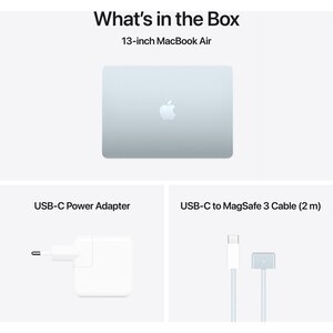 Laptop APPLE MacBook Air 13 mc6t4ro/a, Apple M4, 13.6" Retina Display, 16GB, SSD 256GB, 8-core GPU, macOS Sequoia, Sky Blue, Tastatura layout INT, Manual RO Laptop APPLE MacBook Air 13 mc6t4ro/a, Apple M4, 13.6" Retina Display, 16GB, SSD 256GB, 8-core GPU, macOS Sequoia, Sky Blue, Tastatura layout INT, Manual RO