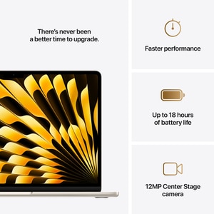 Laptop APPLE MacBook Air 13 mw103ro/a, Apple M4, 13.6" Retina Display, 16GB, SSD 512GB, 10-core GPU, macOS Sequoia, Starlight, Tastatura layout INT, Manual RO Laptop APPLE MacBook Air 13 mw103ro/a, Apple M4, 13.6" Retina Display, 16GB, SSD 512GB, 10-core GPU, macOS Sequoia, Starlight, Tastatura layout INT, Manual RO
