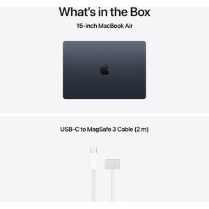 Laptop APPLE MacBook Air 15 mdvh4ro/a, Apple M5 10-core CPU, 15.3" Retina Display, 16GB, SSD 512GB, 10-core GPU, macOS Sequoia, Midnight, Tastatura layout INT Laptop APPLE MacBook Air 15 mdvh4ro/a, Apple M5 10-core CPU, 15.3" Retina Display, 16GB, SSD 512GB, 10-core GPU, macOS Sequoia, Midnight, Tastatura layout INT