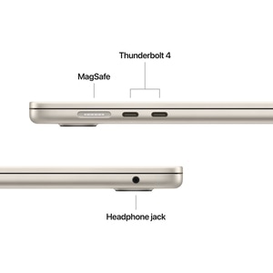 Laptop APPLE MacBook Air 15 mw1k3ro/a, Apple M4, 15.3" Retina Display, 16GB, SSD 512GB, 10-core GPU, macOS Sequoia, Starlight, Tastatura layout INT, Manual RO Laptop APPLE MacBook Air 15 mw1k3ro/a, Apple M4, 15.3" Retina Display, 16GB, SSD 512GB, 10-core GPU, macOS Sequoia, Starlight, Tastatura layout INT, Manual RO