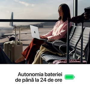 Laptop APPLE MacBook Pro 14 mde64ro/a, Apple M5, 14.2" Liquid Retina XDR, 24GB, SSD 1TB, 10-core GPU, macOS Sequoia, Silver - Tastatura layout INT Laptop APPLE MacBook Pro 14 mde64ro/a, Apple M5, 14.2" Liquid Retina XDR, 24GB, SSD 1TB, 10-core GPU, macOS Sequoia, Silver - Tastatura layout INT