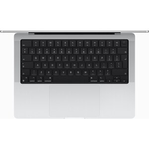 Laptop APPLE MacBook Pro 14 mr7j3ro/a, Apple M3, 14.2" Liquid Retina XDR, 8GB, SSD 512GB, 10-core GPU, macOS Sonoma, Silver - Tastatura layout INT Laptop APPLE MacBook Pro 14 mr7j3ro/a, Apple M3, 14.2" Liquid Retina XDR, 8GB, SSD 512GB, 10-core GPU, macOS Sonoma, Silver - Tastatura layout INT
