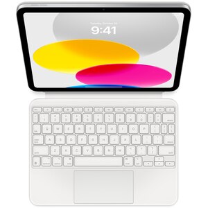 Tastatura APPLE Magic Keyboard Folio pentru iPad 11, iPad 10", Layout Int EN, MQDP3Z/A, White Tastatura APPLE Magic Keyboard Folio pentru iPad 11, iPad 10", Layout Int EN, MQDP3Z/A, White