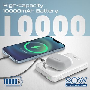Baterie externa PROMATE Mavrix-3, 10000 mAh, 1x USB-C, alb Baterie externa PROMATE Mavrix-3, 10000 mAh, 1x USB-C, alb