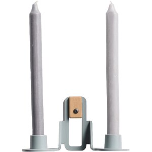 Suport lumanare Reno Double, 20.3 x 7.6 x 10.1 cm, albastru Suport lumanare Reno Double, 20.3 x 7.6 x 10.1 cm, albastru