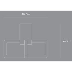 Suport lumanare Cross, 9.9 x 7.6 x 9.9 cm, negru Suport lumanare Cross, 9.9 x 7.6 x 9.9 cm, negru