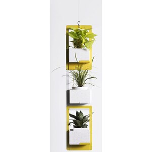 Suport ghiveci flori SPIN Fliss, 19 x 15 x 33 cm, galben Suport ghiveci flori SPIN Fliss, 19 x 15 x 33 cm, galben