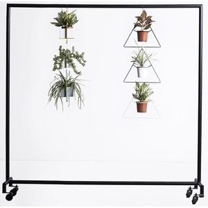 Suport ghiveci flori SPIN Delta, 40 x 12 x 40 cm, negru, 3 bucati Suport ghiveci flori SPIN Delta, 40 x 12 x 40 cm, negru, 3 bucati