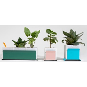 Suport ghiveci flori SPIN Fliss, 17 x 17 x 14.7 cm, roz Suport ghiveci flori SPIN Fliss, 17 x 17 x 14.7 cm, roz