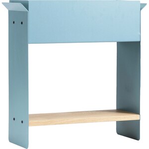 Unitate depozitare cu suport ghiveci flori SPIN Fliss, 68 x 25 x 71 cm, albastru Unitate depozitare cu suport ghiveci flori SPIN Fliss, 68 x 25 x 71 cm, albastru