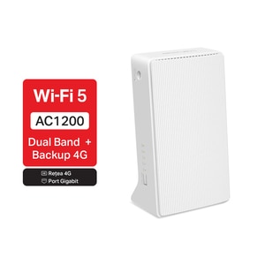 Router Wireless Gigabit MERCUSYS MB230-4G AC1200, Wi-Fi 5, Dual-Band 300 + 867 Mbps, 4G LTE Nano SIM, alb Router Wireless Gigabit MERCUSYS MB230-4G AC1200, Wi-Fi 5, Dual-Band 300 + 867 Mbps, 4G LTE Nano SIM, alb