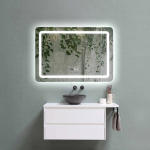 Oglinda baie Elves 80933, 80 x 3 x 60 cm, iluminare LED, senzor touch Oglinda baie Elves 80933, 80 x 3 x 60 cm, iluminare LED, senzor touch