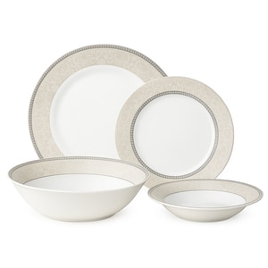 Set de masa MYRIA MC4055, 19 piese, opal, alb Set de masa MYRIA MC4055, 19 piese, opal, alb