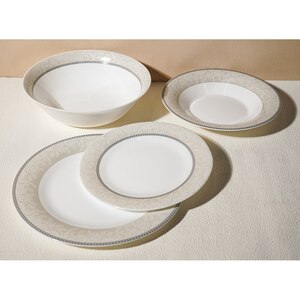 Set de masa MYRIA MC4055, 19 piese, opal, alb Set de masa MYRIA MC4055, 19 piese, opal, alb