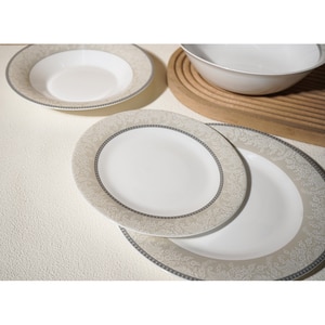 Set de masa MYRIA MC4055, 19 piese, opal, alb Set de masa MYRIA MC4055, 19 piese, opal, alb
