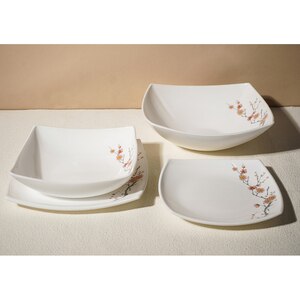 Set de masa MYRIA MC4056, 19 piese, opal, alb Set de masa MYRIA MC4056, 19 piese, opal, alb