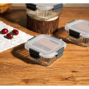 Set caserole MYRIA MC4059, 3 piese, 0.31 - 0.8l, sticla, transparent Set caserole MYRIA MC4059, 3 piese, 0.31 - 0.8l, sticla, transparent