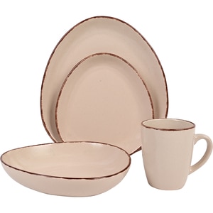 Set de masa MYRIA MC4091, 16 piese, ceramica, crem Set de masa MYRIA MC4091, 16 piese, ceramica, crem