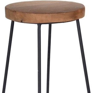 Scaun bar J11301220, 40 x 40 x 79 cm, maro inchis Scaun bar J11301220, 40 x 40 x 79 cm, maro inchis