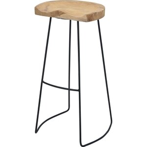 Scaun bar J11302260, 40 x 32 x 79 cm, maro deschis Scaun bar J11302260, 40 x 32 x 79 cm, maro deschis