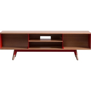 Comoda TV Neo, maro deschis-rosu, 160 x 40 x 50 cm Comoda TV Neo, maro deschis-rosu, 160 x 40 x 50 cm